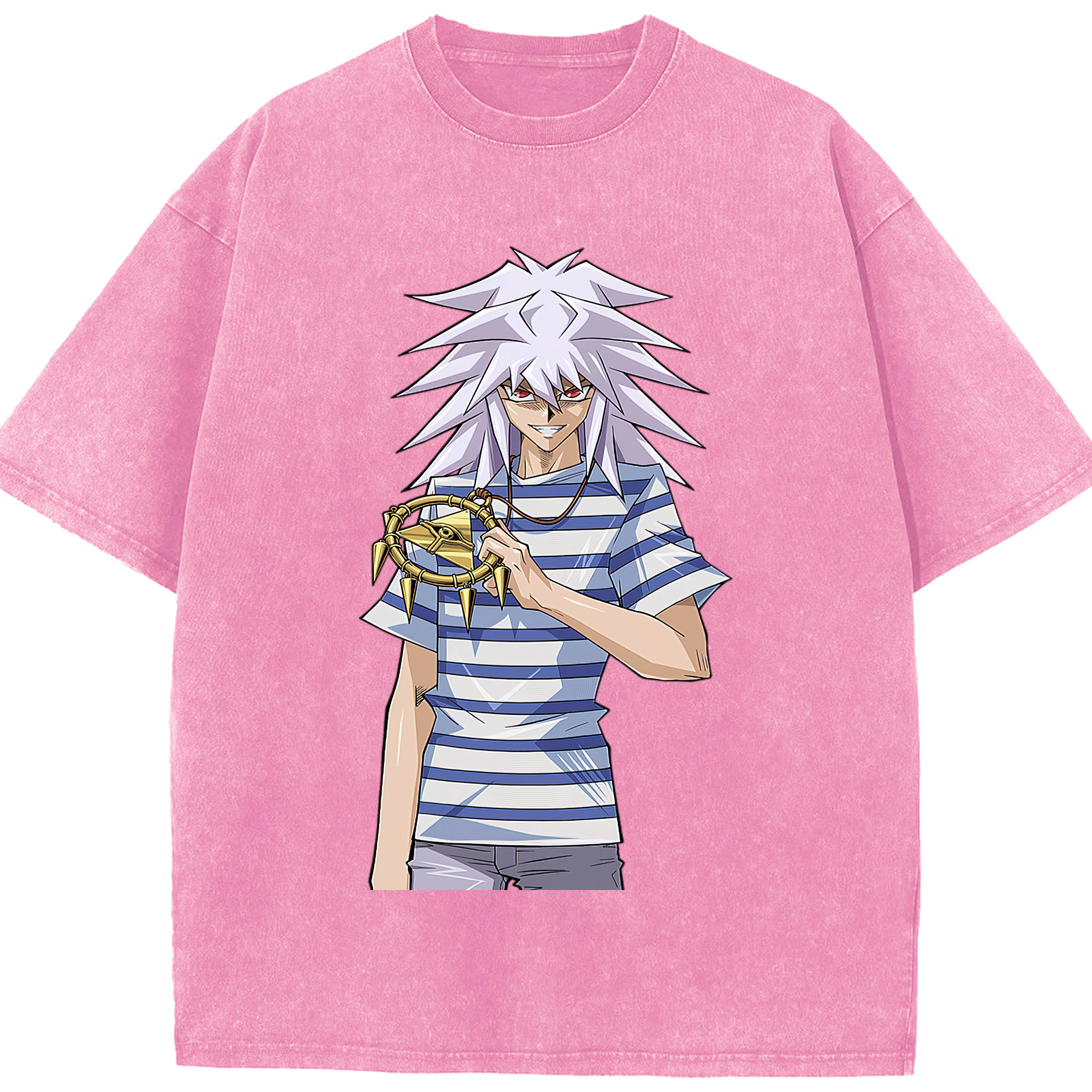 （画像用） 遊☆戯☆王 Yu-Gi-Oh! 綿100% ヴィンテージ風 半袖Tシャツ（フロントプリント）
